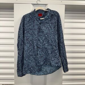 Hugo  Blue Patterned dress shirt Shirt